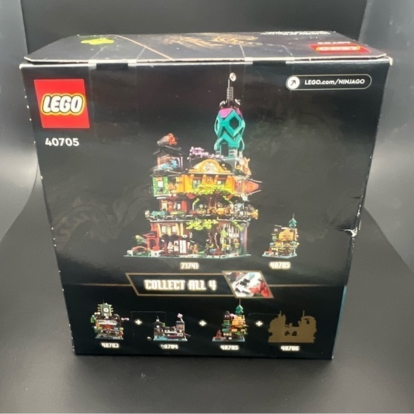 Retired LEGO Micro NINJAGO City Gardens 40705 – VIP Exclusive – New Sealed - Picture 4 of 7
